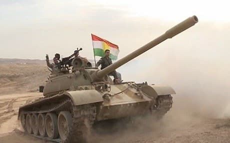 Peshmerga forces in Kirkuk. Photo: Rudaw