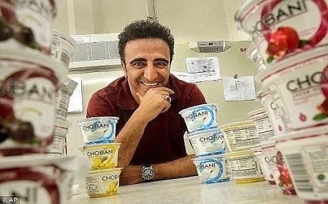 Hamdi Ulukaya, CEO and founder of Chobani Yoghurt, has been named one of Time magazine's 100 most influential. Photo: AP