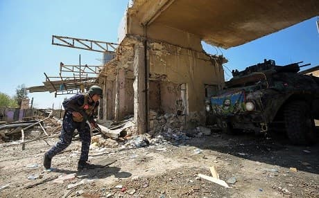 A member of the Iraqi forces battling ISIS in Mosul. Photo: AFP/ Ahmad al-Rubaye