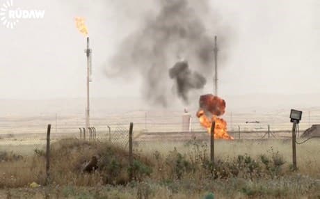 An oilfield outside of Kirkuk. Photo: Rudaw