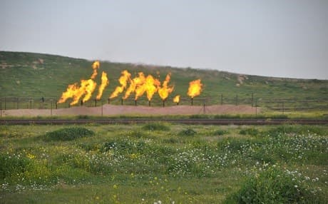 This representative Rudaw file photo shows an oil facility in Kirkuk. The oil-rich province has in the past come under the attack by ISIS which controls Hawija, a city in the south of Kirkuk province since late 2014.