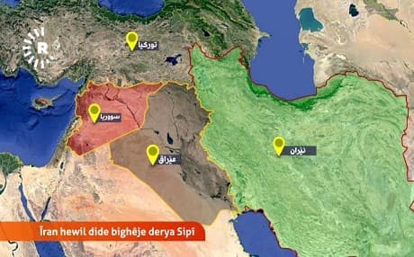 Plana Îranê li ser sînorê Rojavayê Kurdistanê xitimî