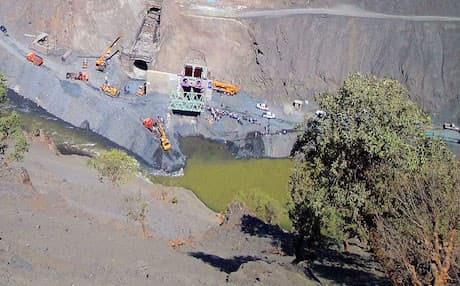 Sardasht dam under construction. Photo: Iranian Moshanir