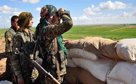 Kurdish YPG forces in northern Syria. Photo: Delil Souleiman/AFP