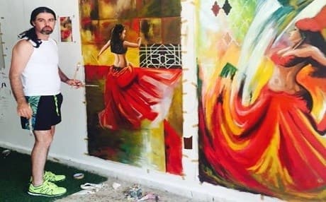Janso Isso painting. Photos: Furnished
