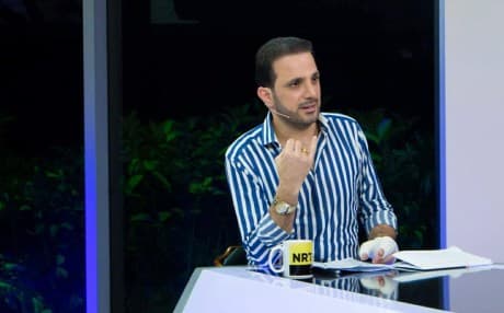 Shaswar Qadir, owner of the Sulaimani-based NRT TV, has said that he will lead a vote-no campaign against the Kurdish referendum on independence. Photo: Qadir's Facebook account. 