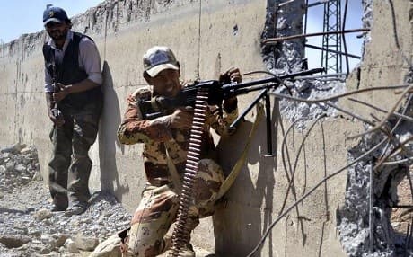 Syrian army forces shown in Deir ez-Zur. Photo: AFP/file