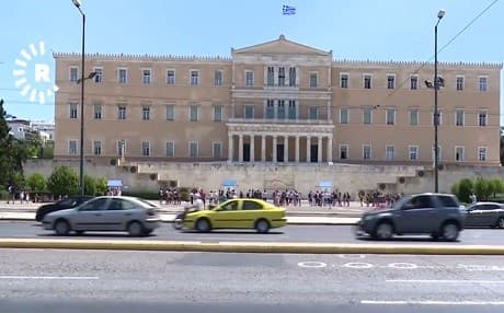 The Old Royal Palace in Athens is home to the Hellenic Parliament. Photo: Rudaw TV
