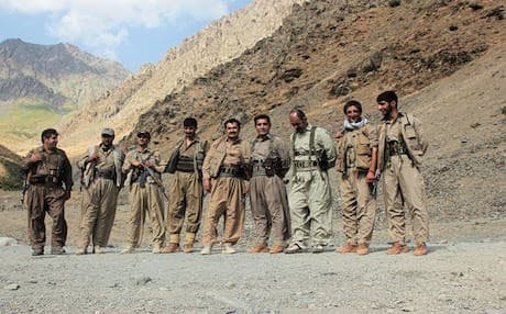 Peshmerga of the Democratic Party of Iranian Kurdistan. Photo: Marta Senk