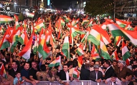 Fotoğraflarla Erbil’deki referandum etkinliği