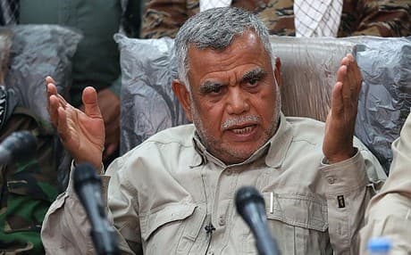Hadi al-Amiri, the secretary general of the Shiite Badr Organization. Photo: AP/file
