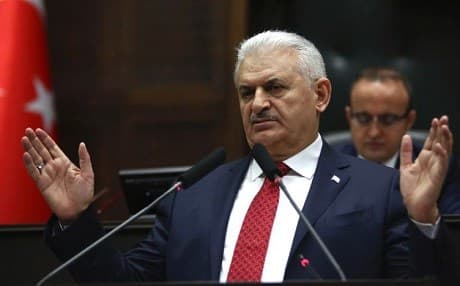 Turkish Prime Minister Binali Yildirim. File photo: Adem Altan/AFP