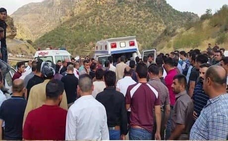 The airstrikes killed seven Kurdish civilians on September 19, 2017, the Kurdish government said in a statement. Photo: Rudaw