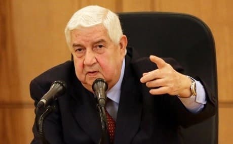 Syrian Foreign Minister Walid al-Moualem. File photo: AFP