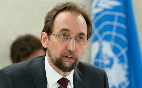 UN High Commissioner for Human Rights Zeid Ra’ad Al Hussein. Photo: Jean-Marc Ferré/UN