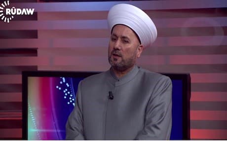 Sunni Cleric and Mufti Rafi al-Rufai. Photo: Rudaw video