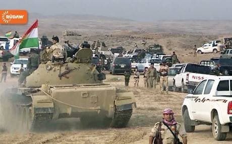 Kurdish Peshmerga forces in Kirkuk.Photo: Rudaw