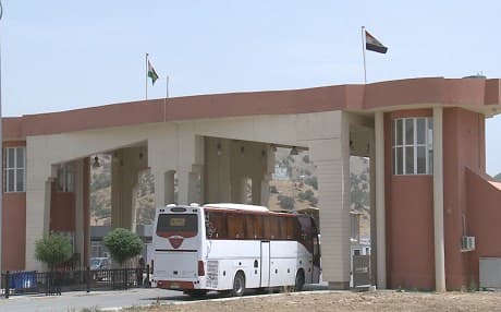 Iran had earlier closed the land crossings for a short time on October 2 when Iraqi and Iranian security forces conducted a joint military drill on the Kurdistan Region borders. Photo: Rudaw TV