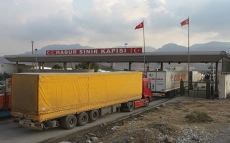 Habur-Ibrahim Khalil border crossing between the Kurdistan region and Turkey. Photo: Rudaw