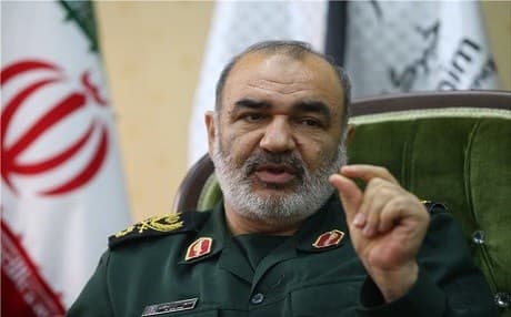 Hossein Salami, the second-in-command of the IRGC states that “the United States currently plays a minor, weak, and not decisive role in the equations of the region." Photo: ISNA 