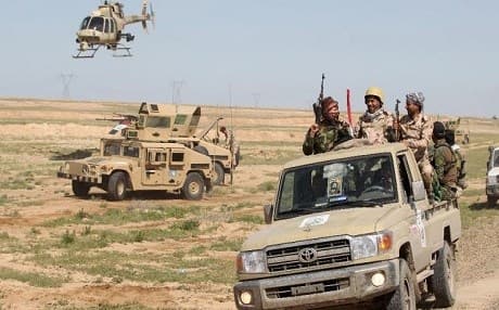 Iraqi forces launched the military operation in al-Qaim and Rawa, west of Anbar, while they are fighting against the Kurdish Peshmerga north of the country. File photo: AFP/Ahmad al-Rubaye