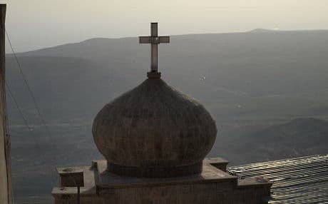 The Christian Mar Mattai monastry overlooking the Nineveh plain. Photo by Judit Neurink