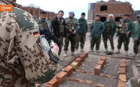 German military trainers take Peshmerga forces through urban warfare tactics in Erbil. File photo: Farzin Hasan/Rudaw