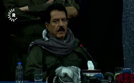 The acting head of the Patriotic Union of Kurdistan (PUK) and former Vice President of the Kurdistan Region speaks to Kirkuk people on September 12 ahead of the vote on independence. File photo: Rudaw TV