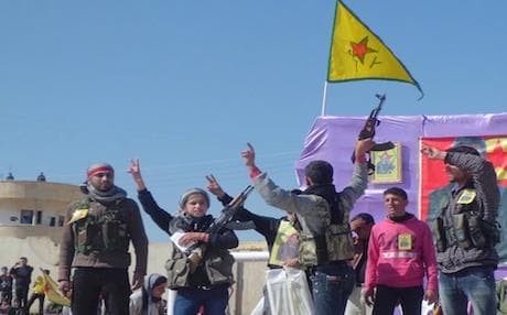 The newly named cantons of Kobane and Cizire each has 22 ministries. Photo by Serhed Kobani