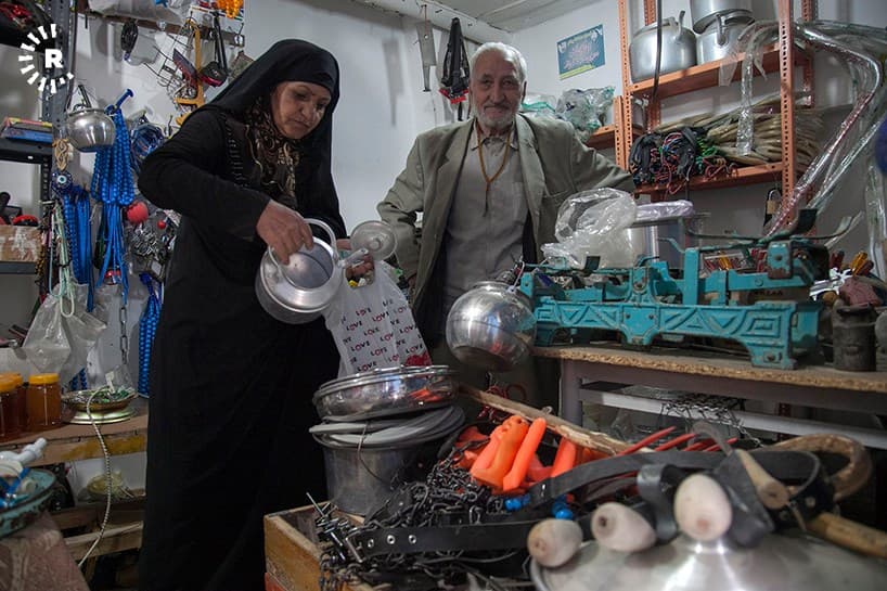 بازاڕی کۆنی شاری مێژوویی سونقور لە کرماشان 
