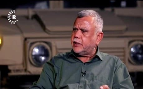 Hadi al-Amiri leader of the Shiite Badr Organization. Photo: Rudaw video