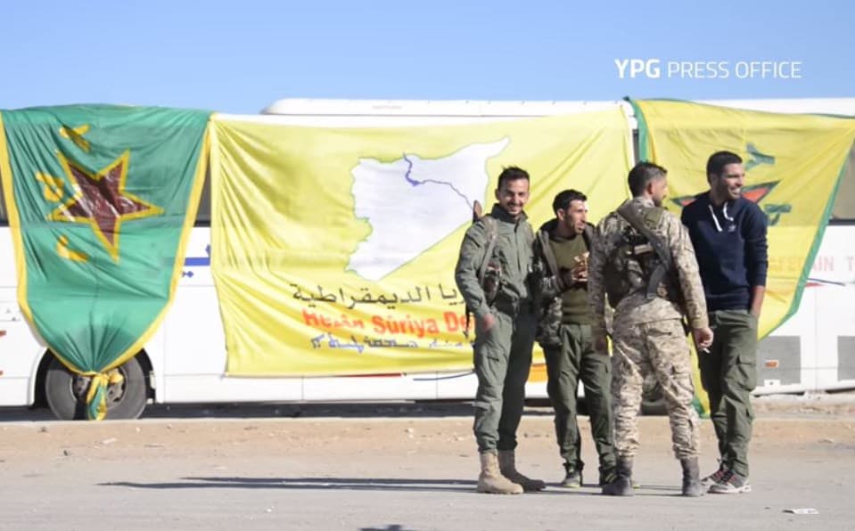 Kurdish forces in Deir ez-Zor. Photo: YPG
