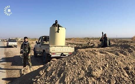 Kurdish Peshmerga forces are on high alert nearby the town of Kolajo in Kifiri as Iraqi army has begun movements towards the area. Photos: Halo Mohammed/Rudaw