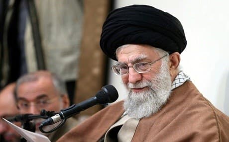 A handout photo provided by the office of Iran's Supreme Leader Ayatollah Khamenei on January 2, 2018, shows him delivering a statement in the capital Tehran. Photo: AFP