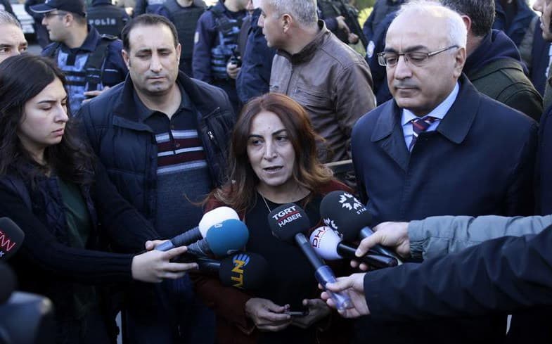 HDP Deputy Co-chair Aysel Tugluk. File photo: AP