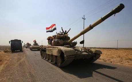 Iraqi forces in Kirkuk province in October. File photo: AFP