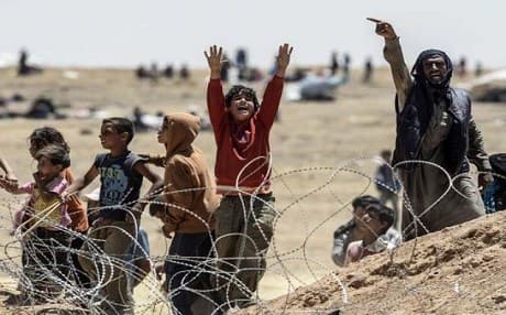 Human Rights Watch reported that it is more likely for Syrians to flee violence in placed like the Kurdish province of Afrin where Turkey has launched an operation against Kurdish fighters since January 20.  File photo: AFP