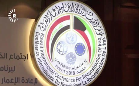  Prime Minister Haider al-Abadi has said Iraq needs $100 billion to rebuild for 157 projects.  Photo: Rudaw TV