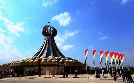 The Monument to Halabja Martyrs. The province does not have an official border crossing with Iran and is hopeful Iraq will recognize its unofficial gate at Tawela-Shushme. File photo: Rudaw