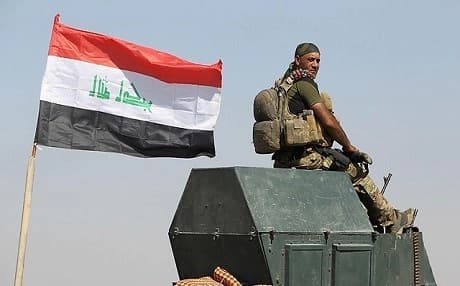 A member of the Iraqi forces in the outskirts of Kirkuk. File photo: AFP