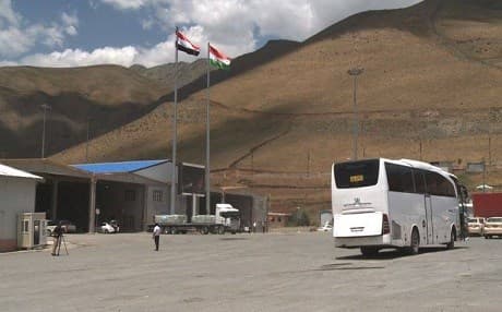 Haji Omran located between the Kurdish province of Erbil and Iranian West Azerbaijan is one of three major international land gates between the Kurdistan Region and Iran. File photo: Rudaw TV