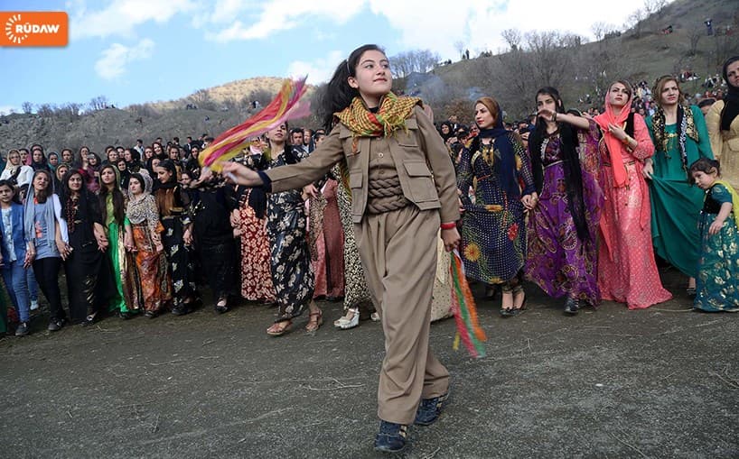 Kurds in Mariwan celebrate Newroz last year. Photo: Bahman Shahbazi/Rudaw