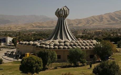 A monument in Halabja pays tribute to the victims of the chemical attack. This year marks the 30th anniversary of the attack. File photo: Rudaw 