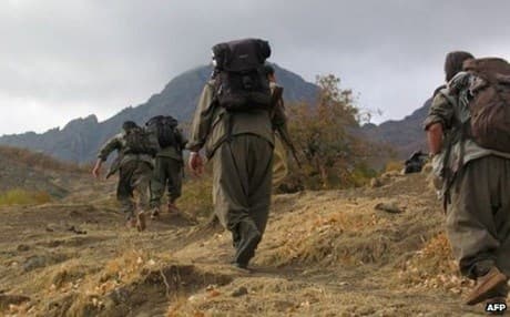The main headquarters of the PKK fighters are based in the Kurdistan Region's Qandil muntain, located between the KRG and Turkey. File photo: AFP