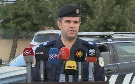 کۆنگرەی رۆژنامەڤانیی پۆلیسی سۆران لەبارەی کوژرانی ئەحمەد میر ئەحمەدی ناسراو بە (ئەحمەد ئێرانی)
