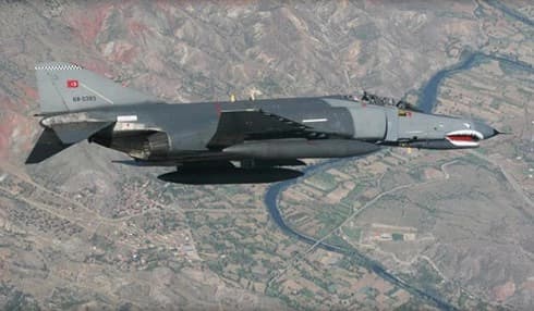A Turkish F-4E Phanton fighter-bomber. File photo: Turkish Air Force
