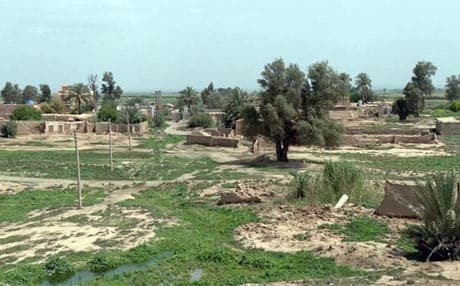 An overview of the Kakeis' village of Zanqari in south Kirkuk which recently comes under constant ISIS threats. Photo: Rudaw TV