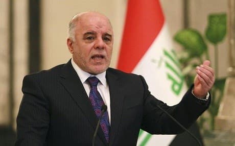 Current Prime Minister Haider al-Abadi, head of the Victory or Nasr Alliance, is running for re-election in the May 12, 2018 election. Photo: AFP