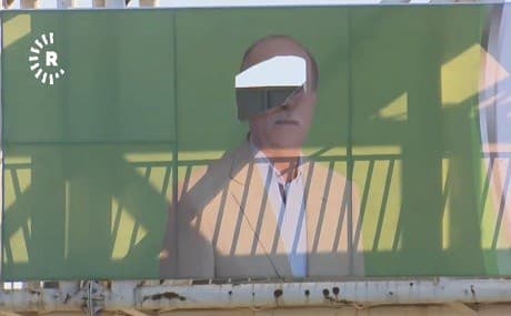 The vandalism is more evident in the Kurdish areas of Kirkuk. Photo: Rudaw