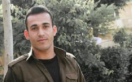Ramin Hossein Panahi has been convicted and sentenced to death for alleged membership in Komala. Photo: KHRN